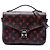 Borsa Satchel Louis Vuitton Monogram Infrarouge Pochette Metis Nera Nero