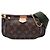 Bolso Louis Vuitton Monogram Multi Pochette Accessoires Marrón Castaño