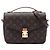 Borsa Louis Vuitton Monogram Pochette Metis Marrone