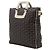 Borsa Tote Verticale Chanel CC Canvas Clover nera Nero - vista 2
