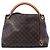 Borsa Hobo Louis Vuitton Monogram Artsy MM Marrone