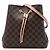 Borsa a secchiello Louis Vuitton Damier Ebene NeoNoe MM Marrone