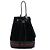 Borsa secchiello satchel Gucci Ophidia Small in camoscio nero con Web