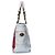 Coach, borsa con manico superiore in bianco con fiore Multicolore D'oro - vista 2