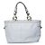 Coach, borsa con manico superiore in bianco con fiore Multicolore D'oro - vista 3