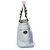Coach, borsa con manico superiore in bianco con fiore Multicolore D'oro - vista 4