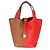 Hermès Gold Rouge De Coeur Clemence Casaque Picotin Lock 18 GHW Marrone Rosso