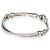 Bracciale Crossover David Yurman in argento sterling e diamanti - vista 2