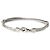 Bracciale Crossover David Yurman in argento sterling e diamanti - vista 3