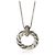 Pendente David Yurman Sterling Silver Diamond Cabe Circle