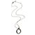 Pendente David Yurman Sterling Silver Diamond Cabe Circle - vista 3