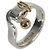 Anello Hook Vintage Tiffany & Co. in oro giallo e argento sterling - vista 2