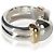 Anello Loop Vintage Tiffany & Co. in oro giallo e argento sterling - vista 4
