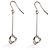 Orecchini Tiffany & Co. Elsa Peretti Open Heart in argento sterling - vista 4