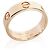 Anello Cartier Love in oro rosa - vista 2