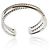 Bracciale Bold Crossover David Yurman in oro giallo e argento sterling - vista 2