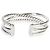 Bracciale Bold Crossover David Yurman in oro giallo e argento sterling - vista 4