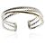 Bracciale Bold Crossover David Yurman in oro giallo e argento sterling - vista 5