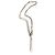 Collana Lariat Waterfall David Yurman in oro giallo e argento sterling - vista 3
