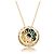 Autre Marque Pendente Yin & Yang in oro giallo, malachite e diamanti - vista 2