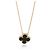 Pendente Vintage Alhambra in oro giallo e onice Van Cleef & Arpels