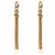 Orecchini Helena Tassel David Yurman in oro giallo e diamanti - vista 4