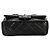 Gabrielle Chanel Mini Rectangular Flap Bag aus schwarzem gestepptem Lackleder - Ansicht 7