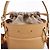 Chloé Borsa a tracolla 2Way Chloe Roy in pelle x tela beige - vista 4