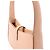 Autre Marque Borsa Saint Laurent Le 5 à 7 Mini Hobo in Beige 710318 Rosa - vista 5