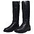 Botas de cuero Jil Sander Navy Negro