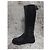 Botas de cuero Jil Sander Navy Negro - vista 2