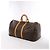 Borsa da viaggio Louis Vuitton Keepall 55 Monogram Canvas in marrone M41424 - vista 3