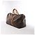 Borsa da viaggio Louis Vuitton Keepall 50 Monogram Canvas Marrone M41426 - vista 3