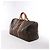 Borsa da viaggio Louis Vuitton Keepall 50 Monogram Canvas Marrone M41426 - vista 3