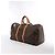 Borsa da viaggio Louis Vuitton Keepall 55 Monogram Canvas in marrone M41424 - vista 3
