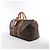 Borsa da viaggio Louis Vuitton Keepall 50 Monogram Canvas in marrone M41426 - vista 2
