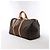 Borsa da viaggio Louis Vuitton Keepall 50 Monogram Canvas in marrone M41426 - vista 3