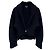 Malha Chanel de cashmere preta Preto