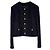 Céline Jacke aus Wolle Schwarz