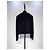 Céline Jacke aus Wolle Schwarz - Ansicht 2