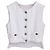 Top de Chanel en tweed blanco Talla 36