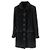 Chanel Black Wool Coat Size 36