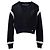 Chanel Strickjacke aus schwarzer Seide