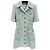 Chanel Kleid aus grünem Tweed Größe 34