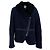 Cappotto Hermès in shearling blu navy taglia 38