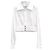 Top Chanel blanco de algodón