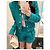 Short Gonna Balmain in Tweed Verde Multicolore - vista 6