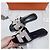 Hermès Oran Sandalen aus Stoff Schwarz Größe 36 - Ansicht 4