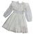 Abito in seta bianca Ulla Johnson Bianco