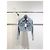 Giacca in denim Givenchy 4G monogramma jacquard Multicolore - vista 4